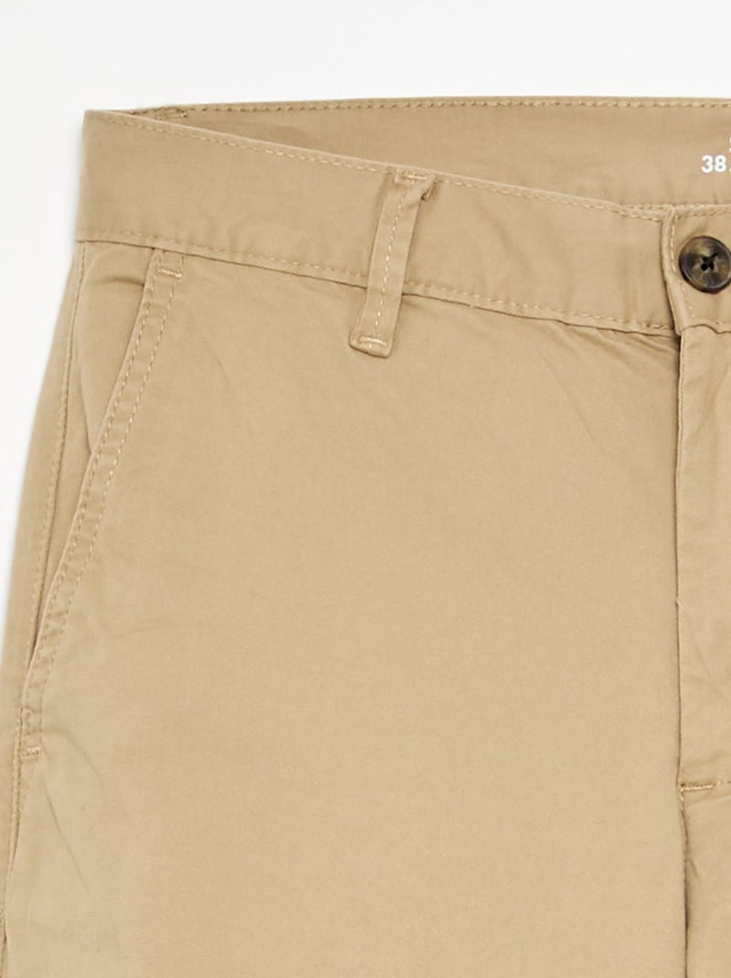 Chino slim L36 +1m90 Beige - Kiabi