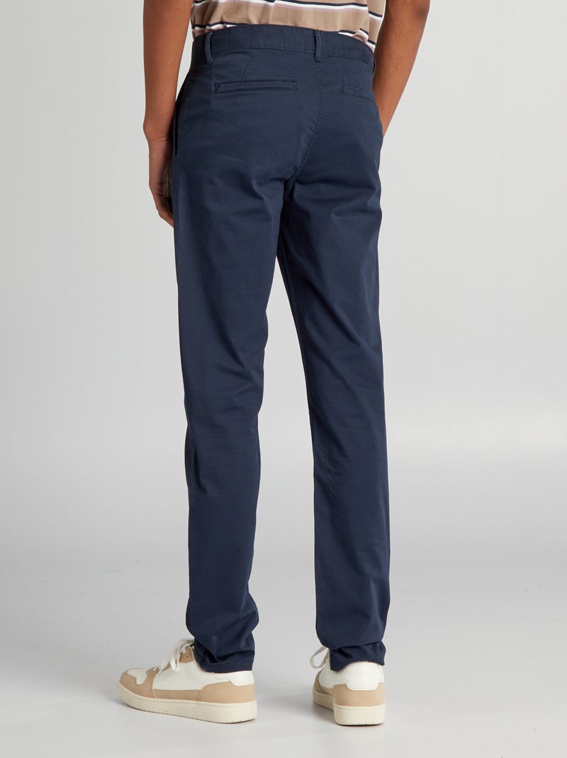 Chino slim L36 +1m90 Bleu marine - Kiabi
