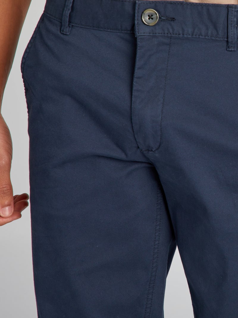 Chino slim L36 +1m90 Bleu marine - Kiabi