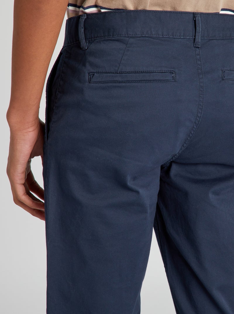 Chino slim L36 +1m90 Bleu marine - Kiabi