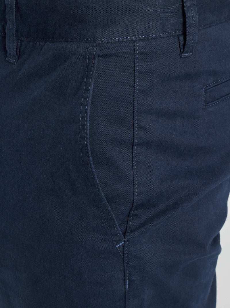 Chino slim L36 +1m90 Bleu marine - Kiabi