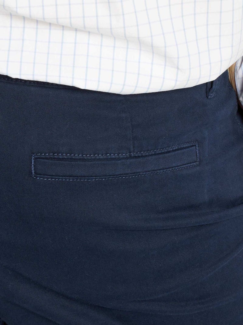 Chino slim L36 +1m90 Bleu marine - Kiabi