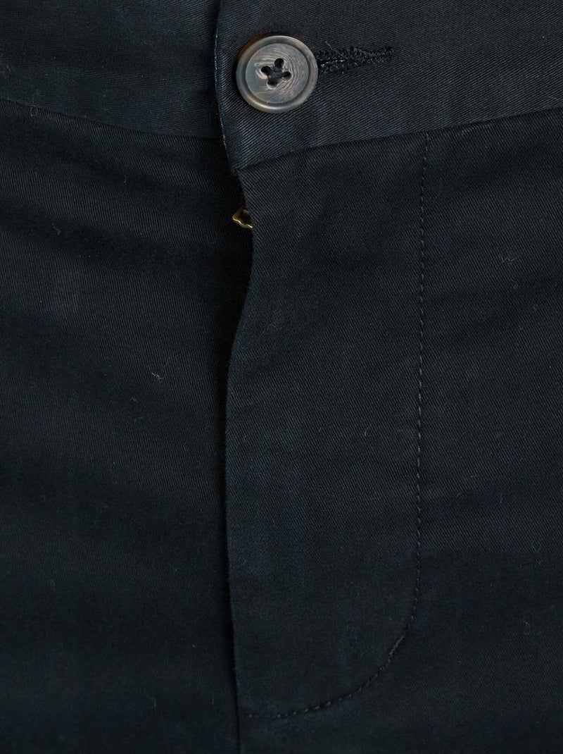 Chino slim L36 +1m90 Noir - Kiabi