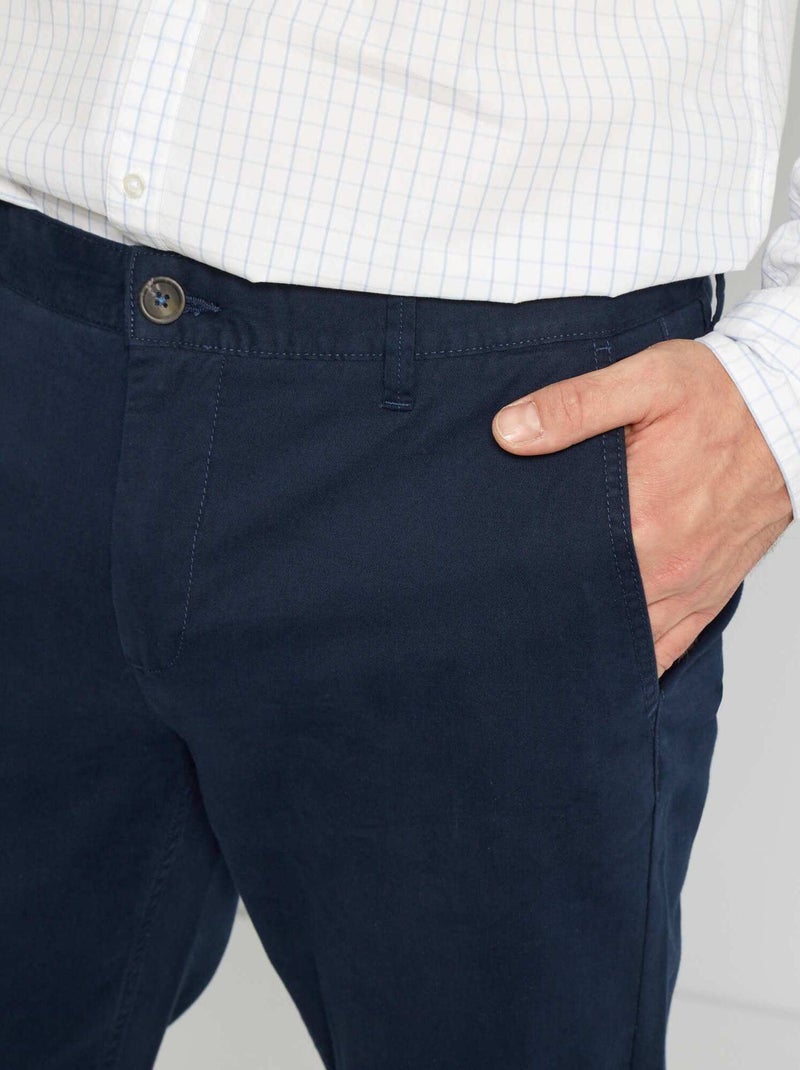 Chino slim L38 +2m Bleu marine - Kiabi