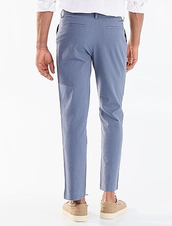 Chino uni taille standard