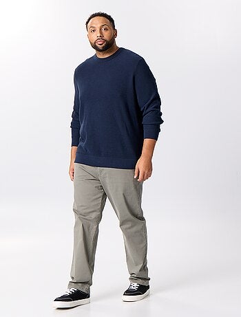 Chino uni taille standard