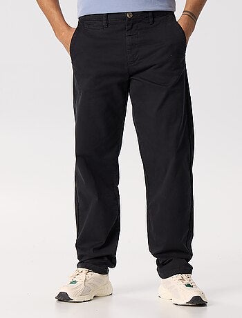 Chino uni taille standard
