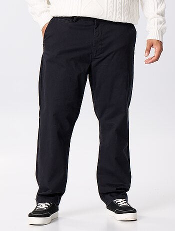 Chino uni taille standard
