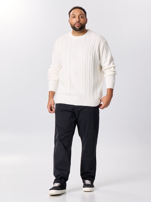 Chino uni taille standard - Kiabi Chino uni taille standard - Kiabi