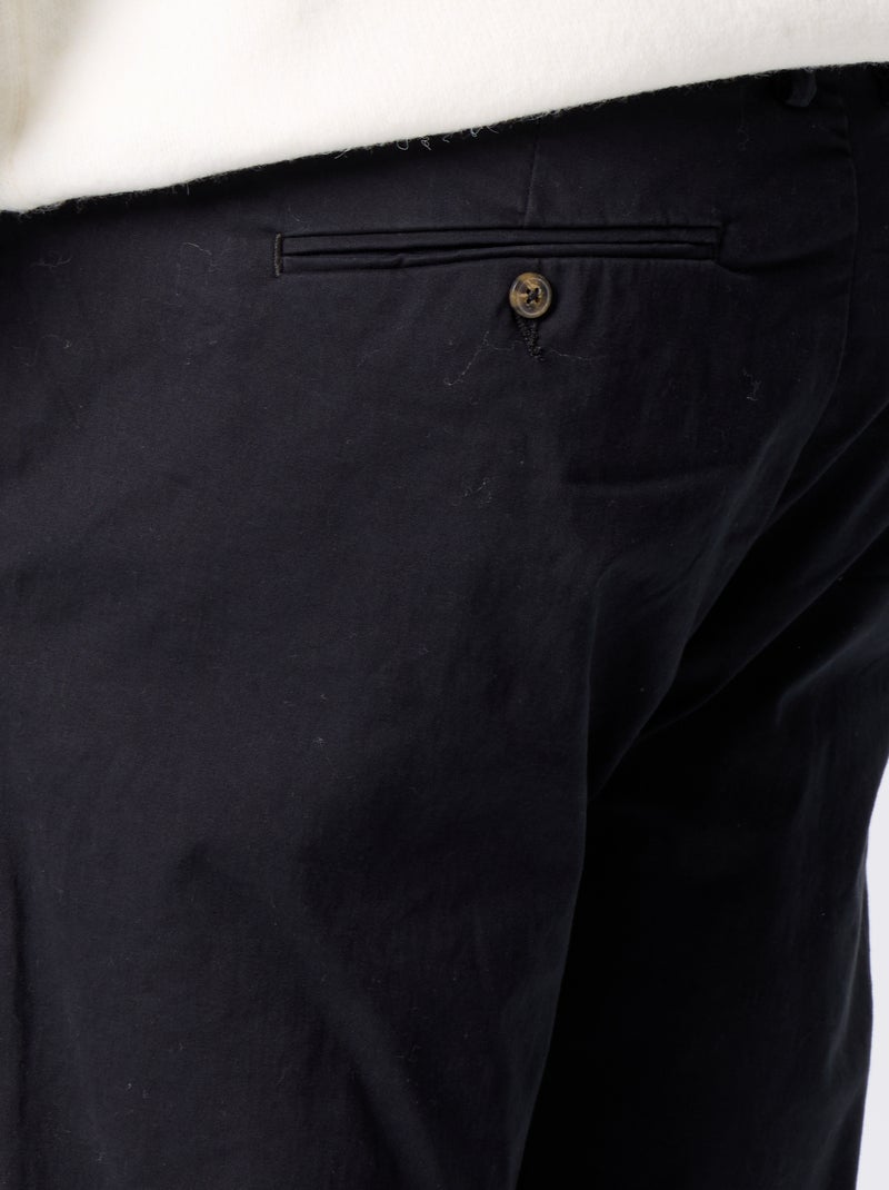 Chino uni taille standard Noir - Kiabi