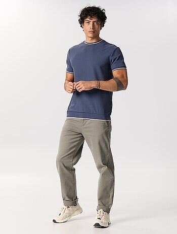 Chino uni taille standard