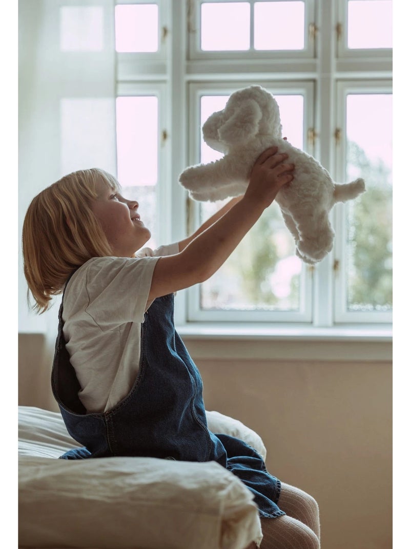 Chiot en peluche lesté 0,6 kg Blanc - Kiabi