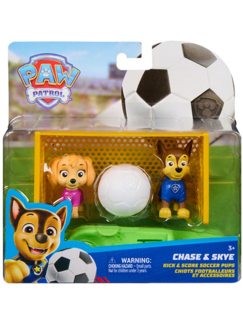 Chiots footballeurs chase et skye - pat patrouille - spin master - Kiabi