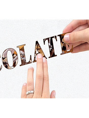 Chocolate, Sticker murale - 50x70 cm