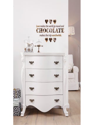 Chocolate, Sticker murale - 50x70 cm