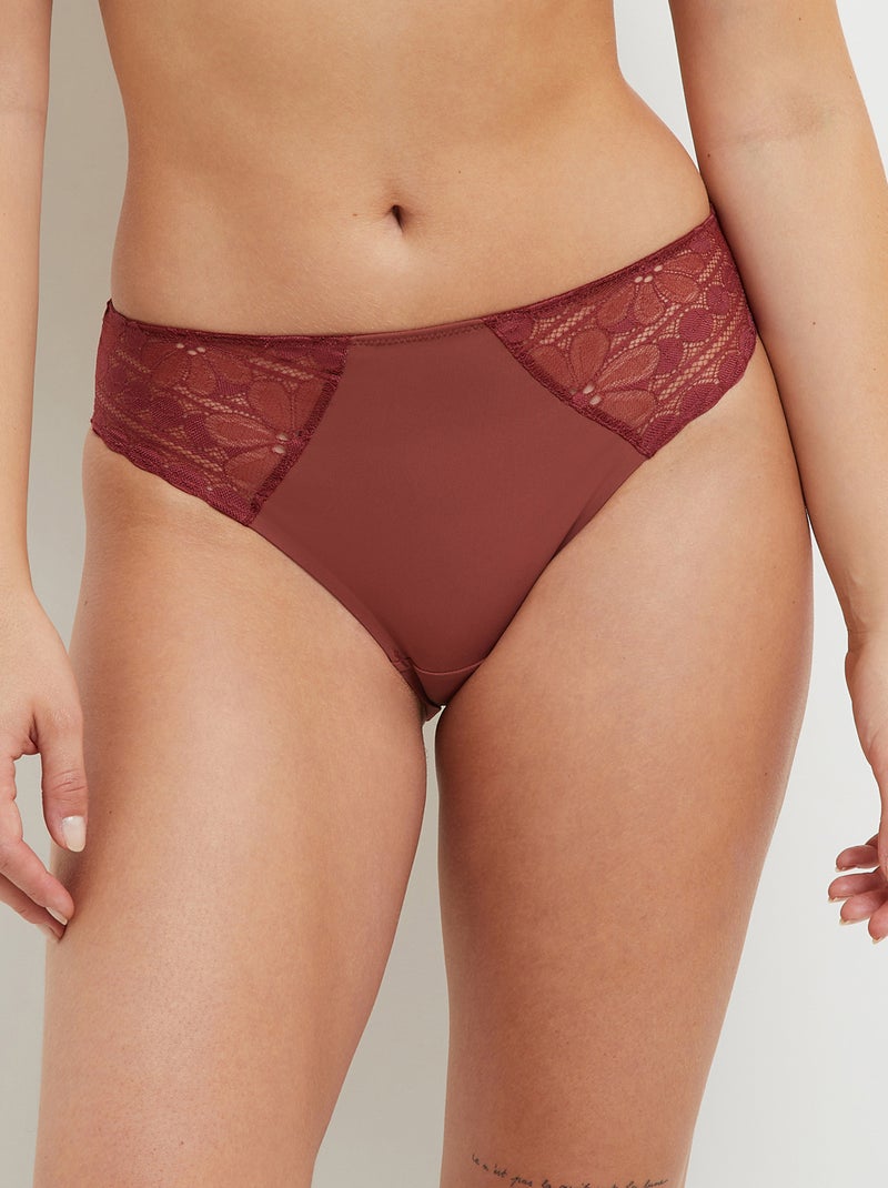 Chou culotte dentelle Rose - Kiabi