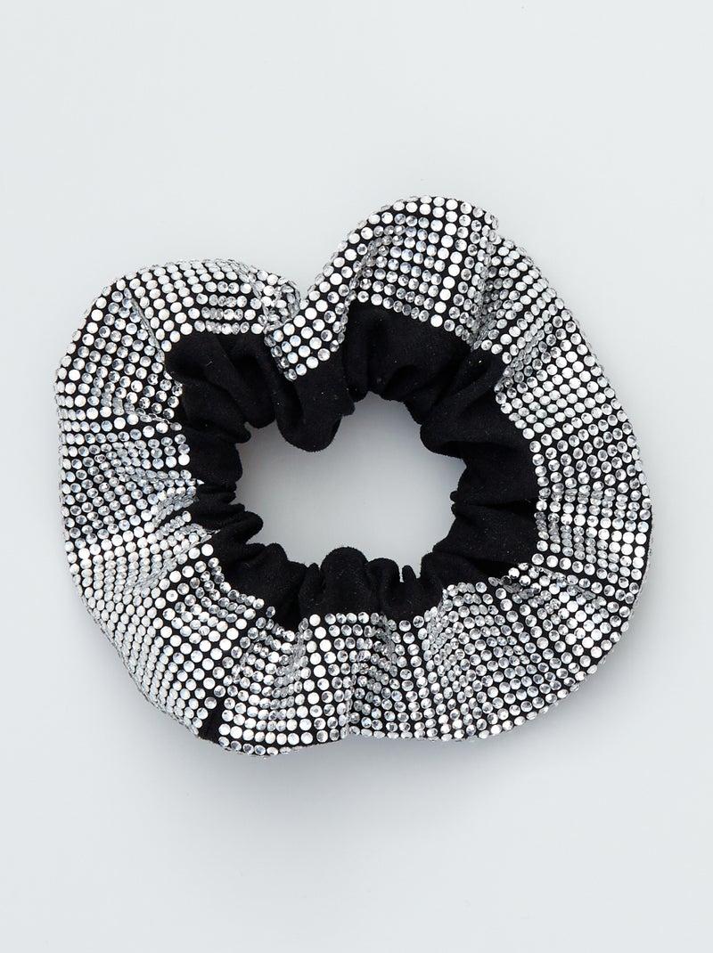 Chouchou à strass Noir - Kiabi