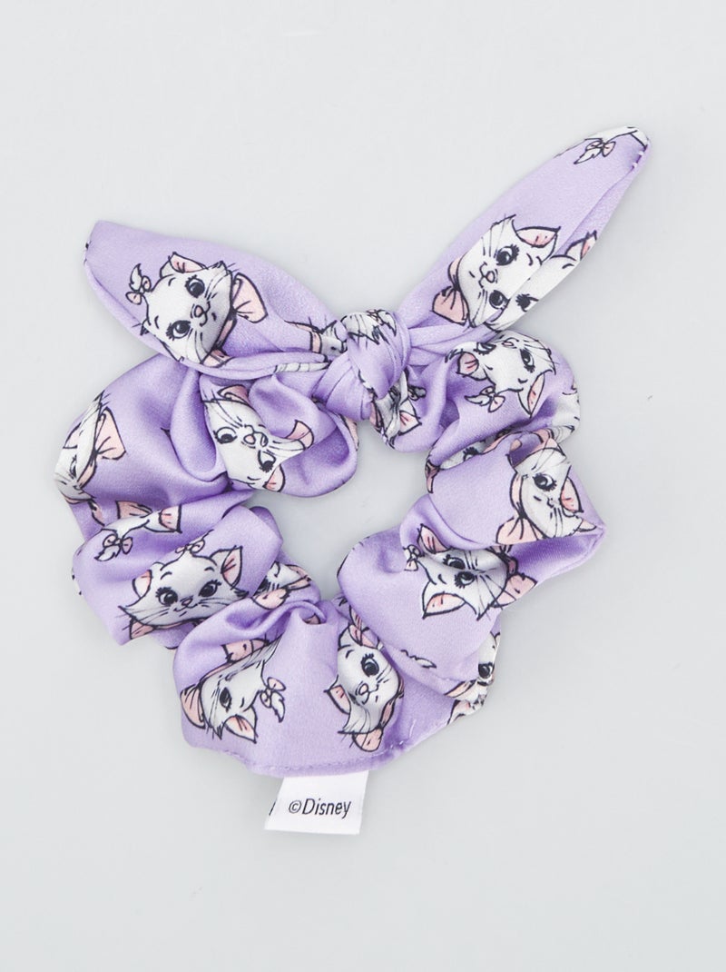 Chouchou effet satiné 'Disney' 'Marie' Violet - Kiabi