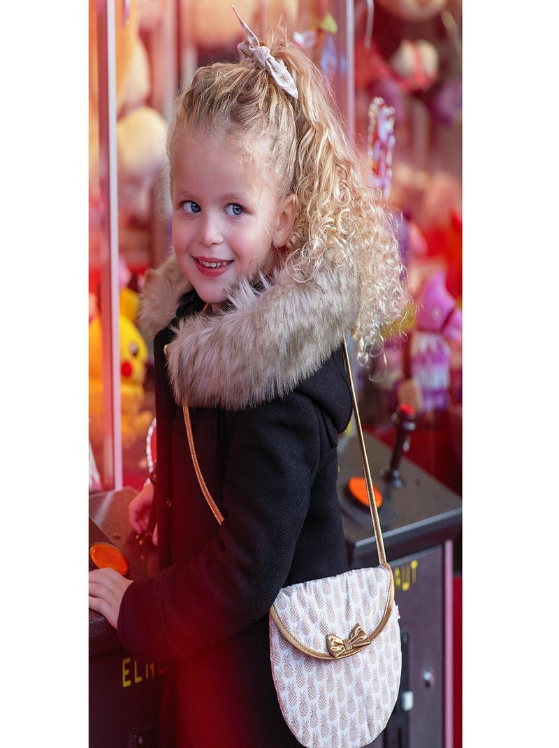 Chouchou élastique avec nœud, Gaze de coton SEVIRA KIDS Moutarde - Kiabi