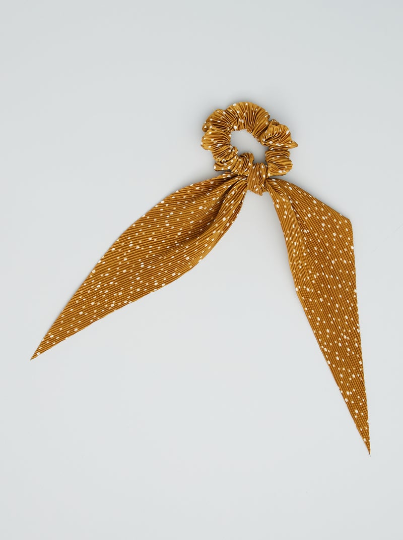 Chouchou élastiqué orange - Kiabi
