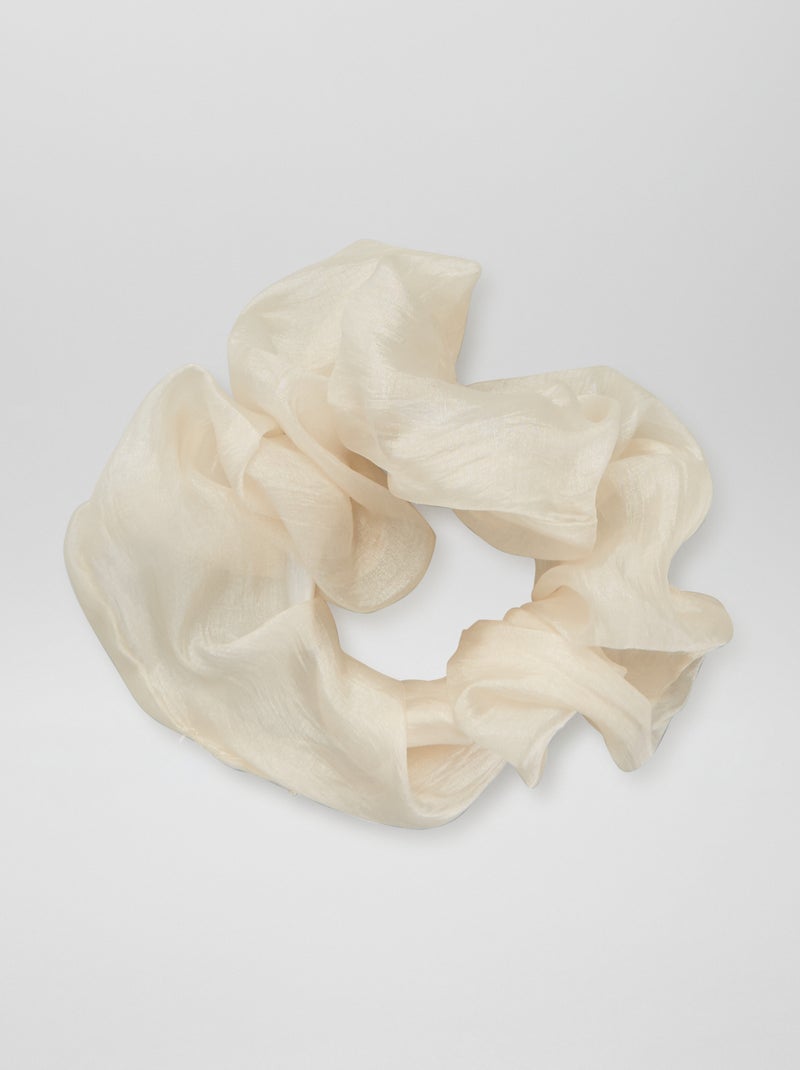 Chouchou en tulle Blanc - Kiabi