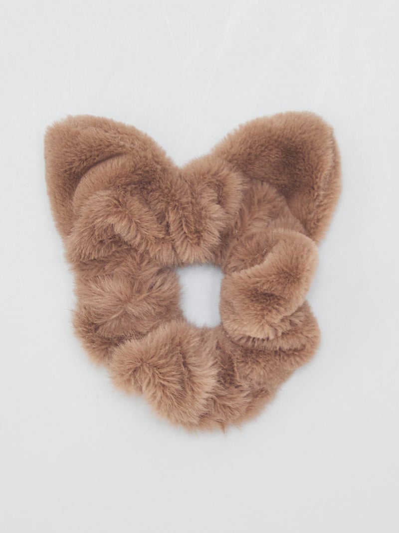 Chouchou fausse fourrure Marron - Kiabi