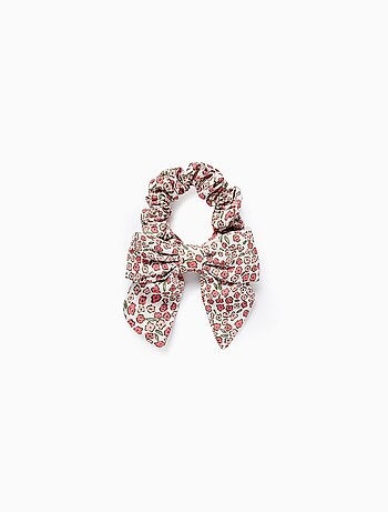 Chouchou Floral avec Nœud