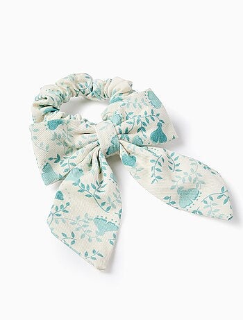 Chouchou Floral avec Nœud