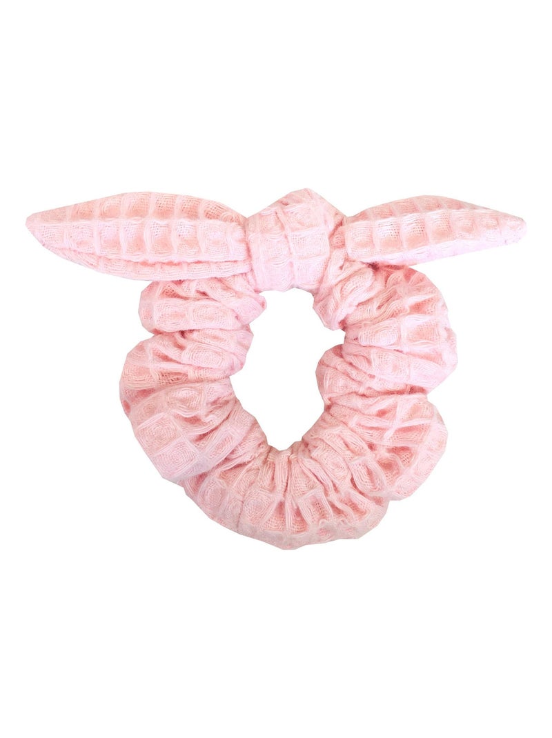 Chouchou noeud élastique, Coton nid d'abeille SEVIRA KIDS Rose - Kiabi