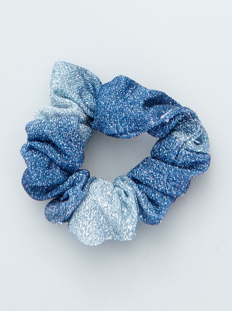 Chouchou pailleté Bleu - Kiabi