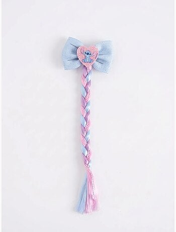 Chouchou tresse avec figurine stitch disney