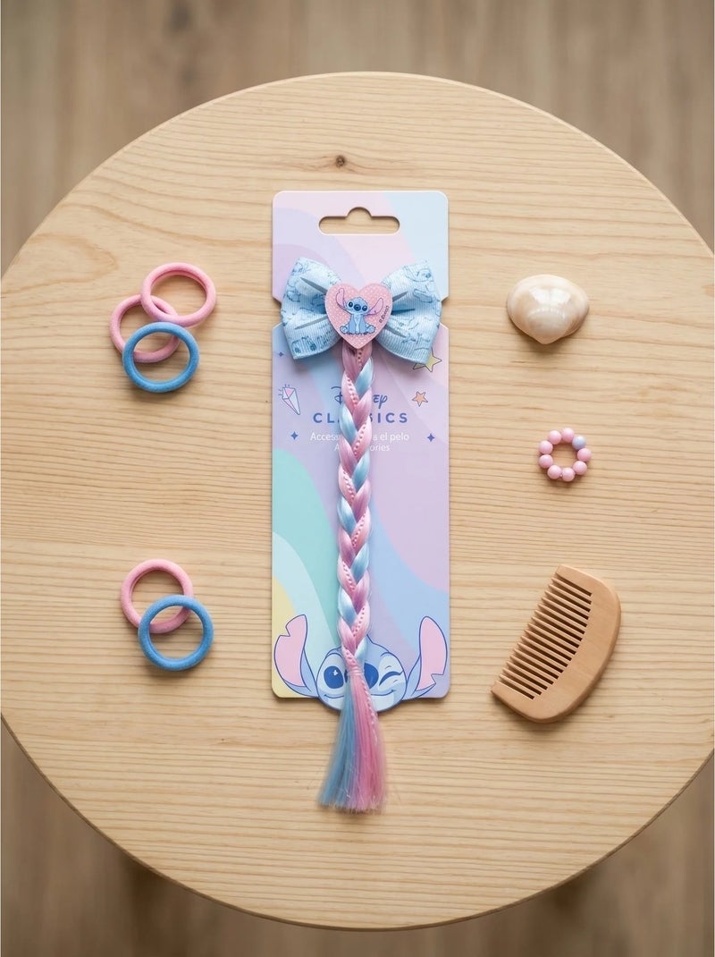 Chouchou tresse avec figurine stitch disney Bleu - Kiabi