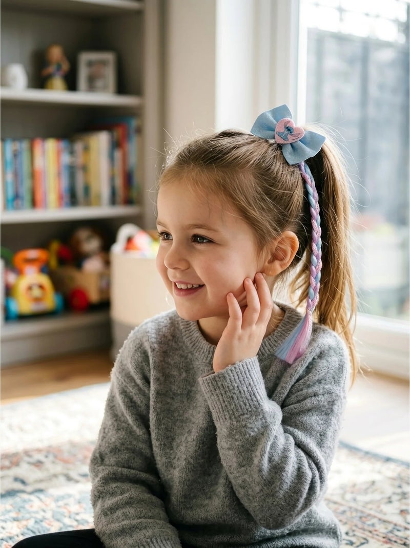 Chouchou tresse avec figurine stitch disney Bleu - Kiabi