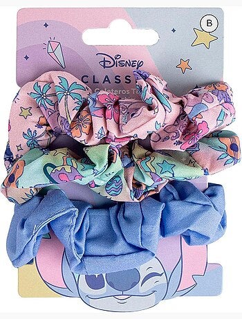 Chouchous antidérapants doux Stitch enfant : lot de 3