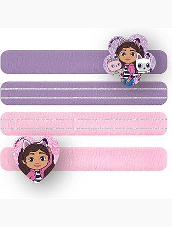 Chouchous cheveux enfant Gabby et la Maison Magique : lot de 4