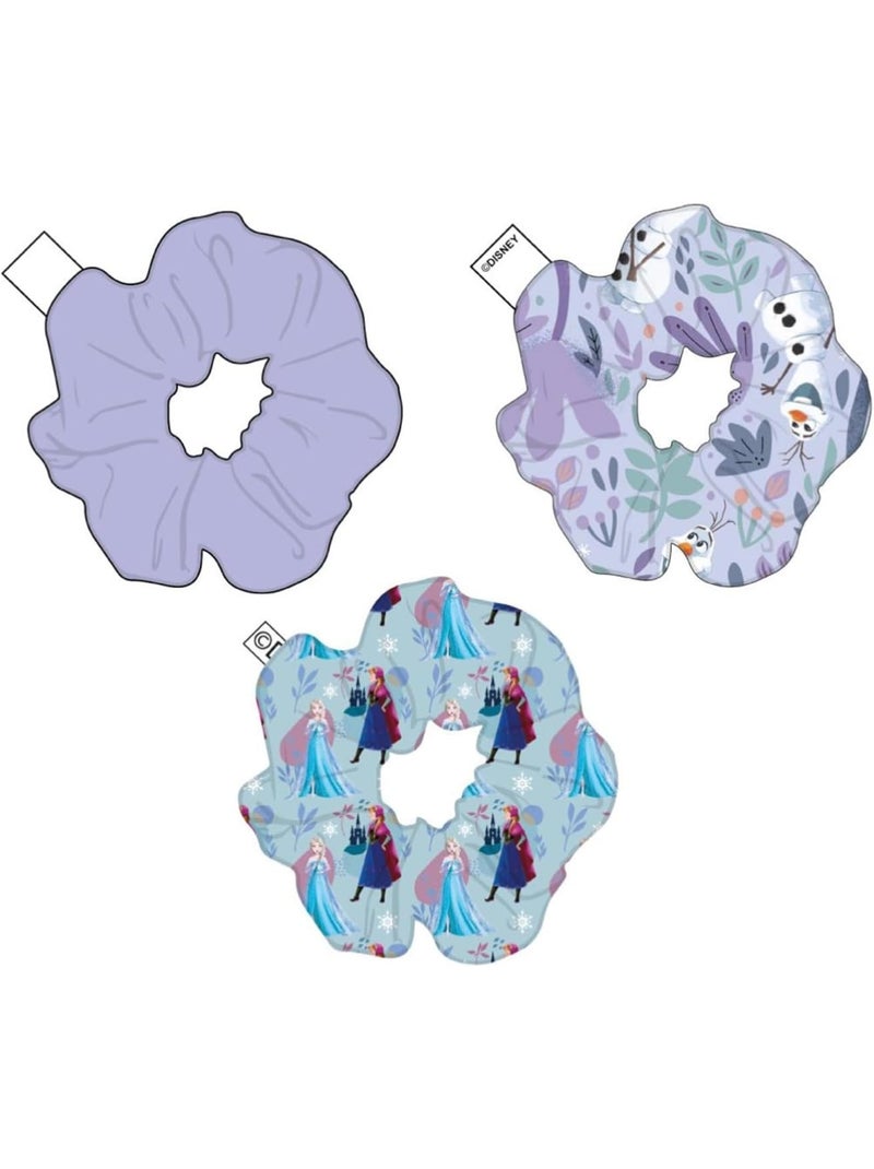 Chouchous cheveux enfant La Reine des Neiges Elsa & Anna : lot de 3 Multicolore - Kiabi
