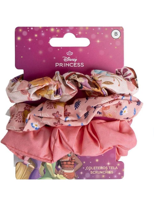 Chouchous cheveux enfant Princesses Disney multicolores : lot de 3 - Kiabi