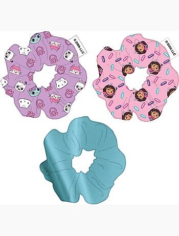 Chouchous tissu pastel enfant Gabby : lot de 3