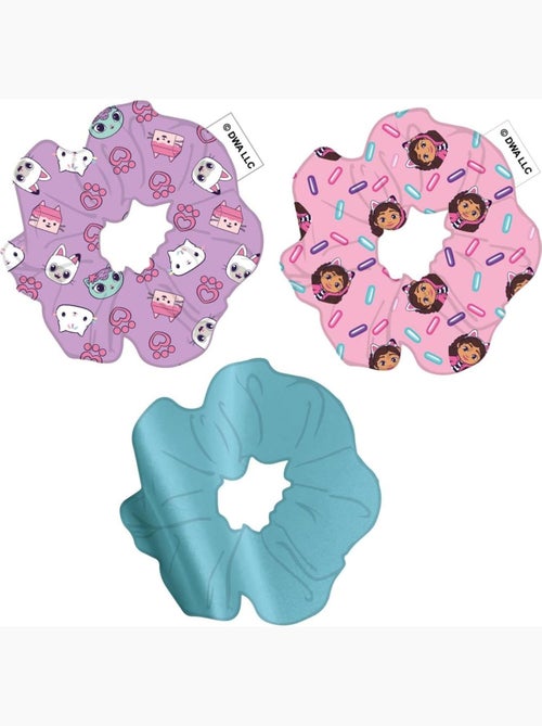 Chouchous tissu pastel enfant Gabby : lot de 3 - Kiabi