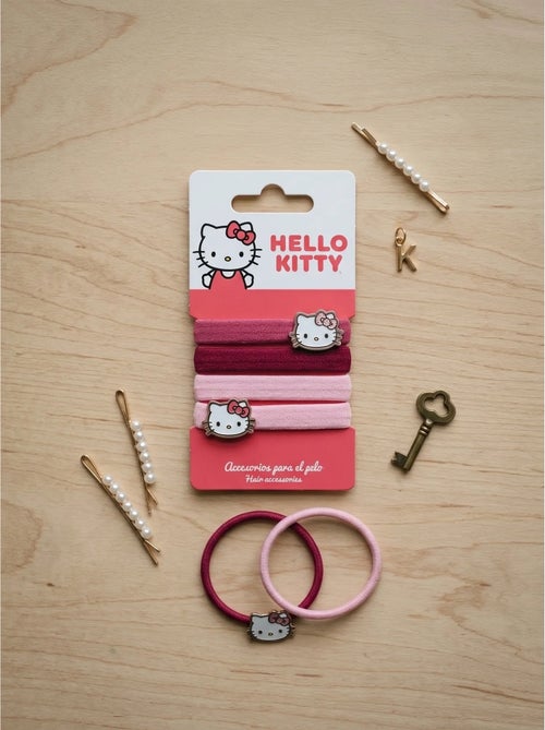 Chouchous x4 élastiques doux pour cheveux hello kitty - Kiabi Chouchous x4 élastiques doux pour cheveux hello kitty - Kiabi