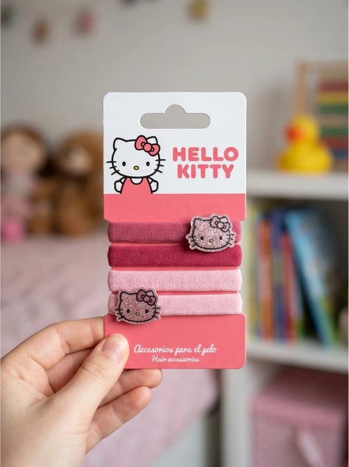 Chouchous x4 élastiques doux pour cheveux hello kitty - Kiabi Chouchous x4 élastiques doux pour cheveux hello kitty - Kiabi