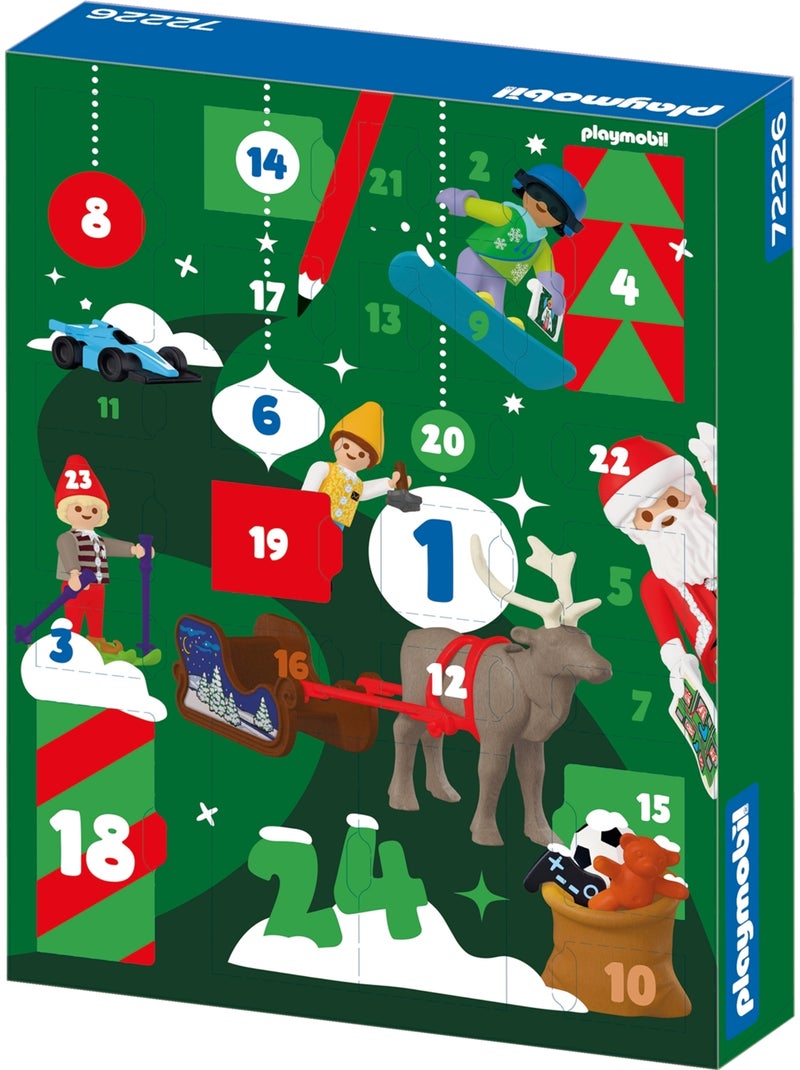Christmas calendrier de l'avent lutin de noël Multicolore - Kiabi