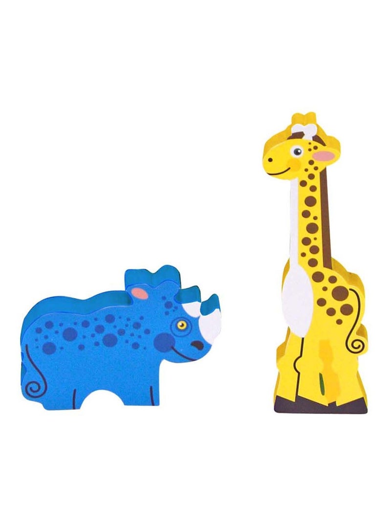 Chunky puzzle Safari Orange - Kiabi