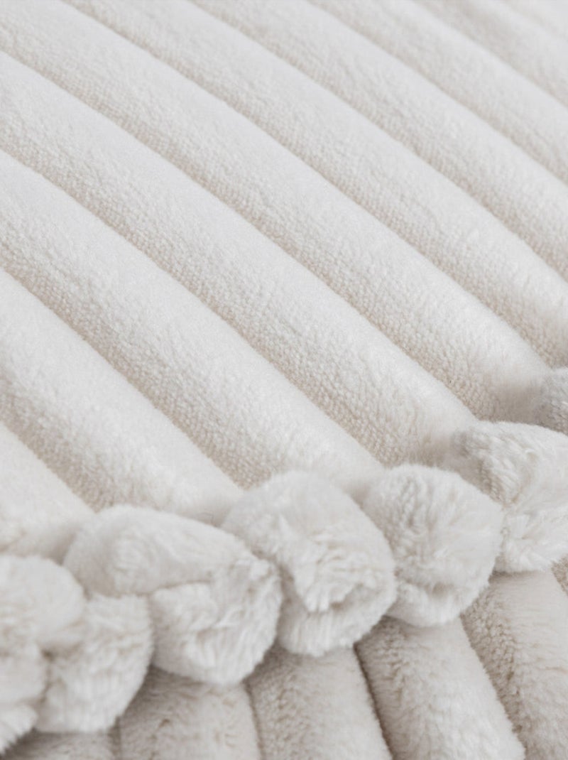 Churros Sako Bag Teddy - Pouf Chambre Enfant Blanc - Kiabi