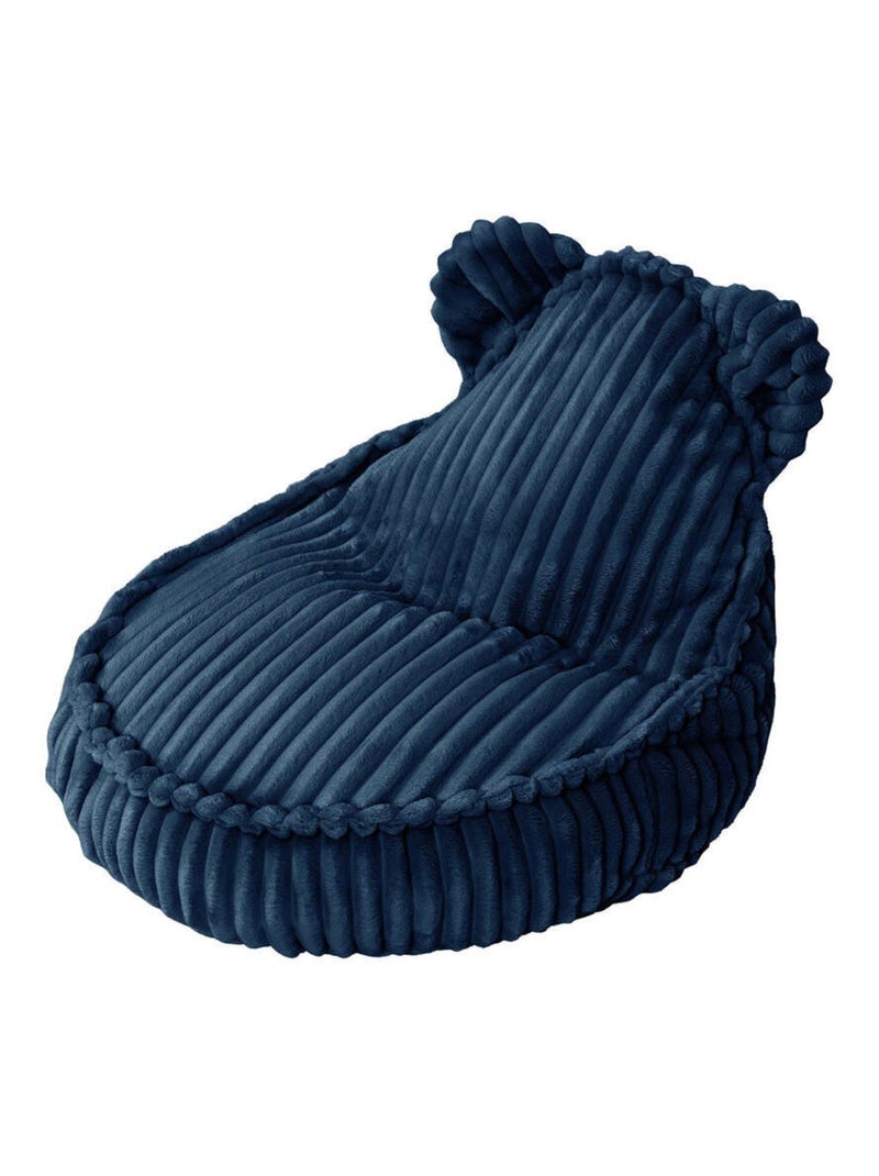 Churros Sako Bag Teddy - Pouf Chambre Enfant Bleu impérial - Kiabi
