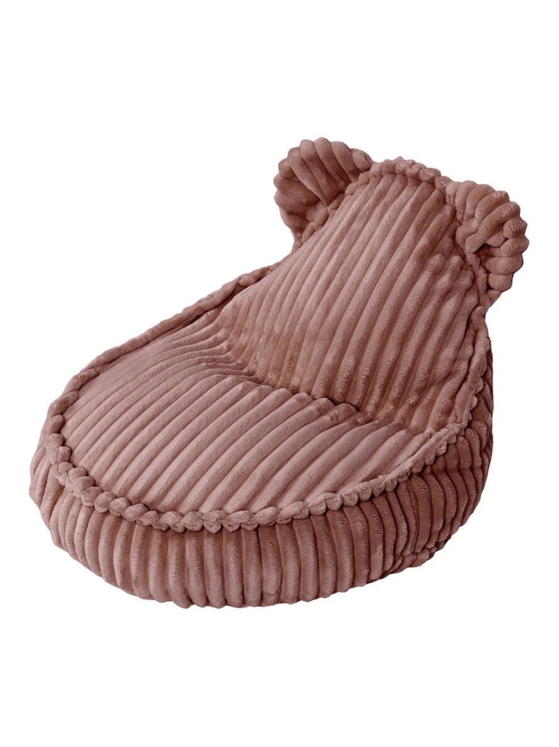 Churros Sako Bag Teddy - Pouf Chambre Enfant Rose foncé - Kiabi