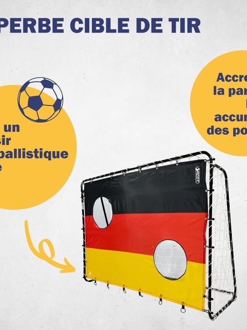 Cible de tir "Allemagne" 193 x 150 cm avec 2 trous de tir - Kiabi