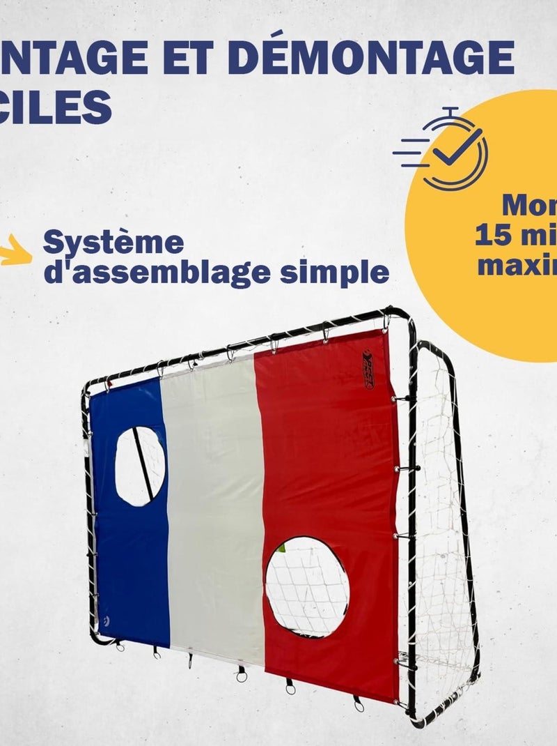 Cible de tir "France" 193 x 150 cm avec 2 trous de tir Multicolore - Kiabi