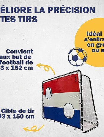 Cible de tir "Pays-Bas" 193 x 150 cm avec 2 trous de tir