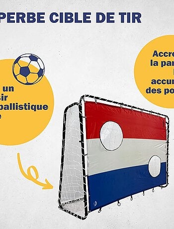 Cible de tir "Pays-Bas" 193 x 150 cm avec 2 trous de tir